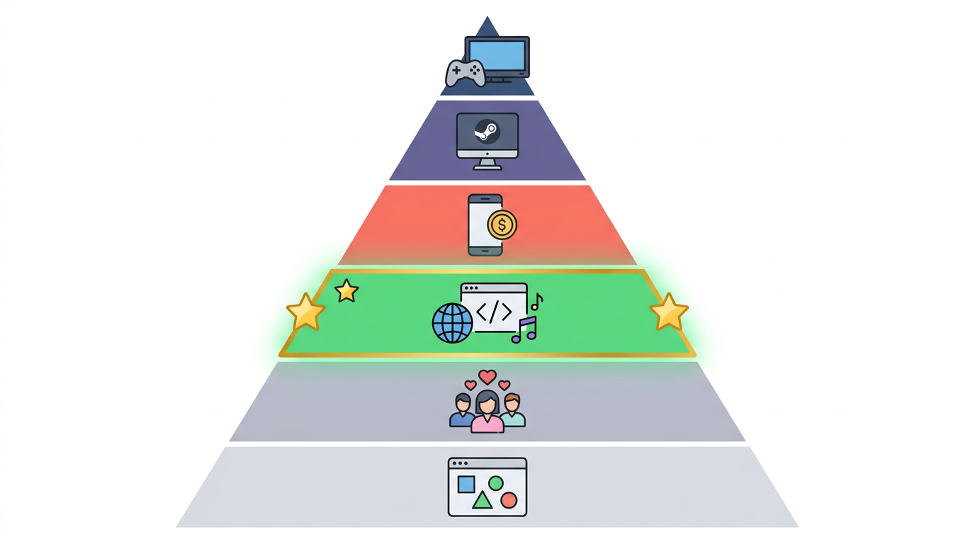 ゲーム業界のレイヤー図